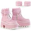 DemoniaCult - ASHES57 Platform Boots - Pink Product image